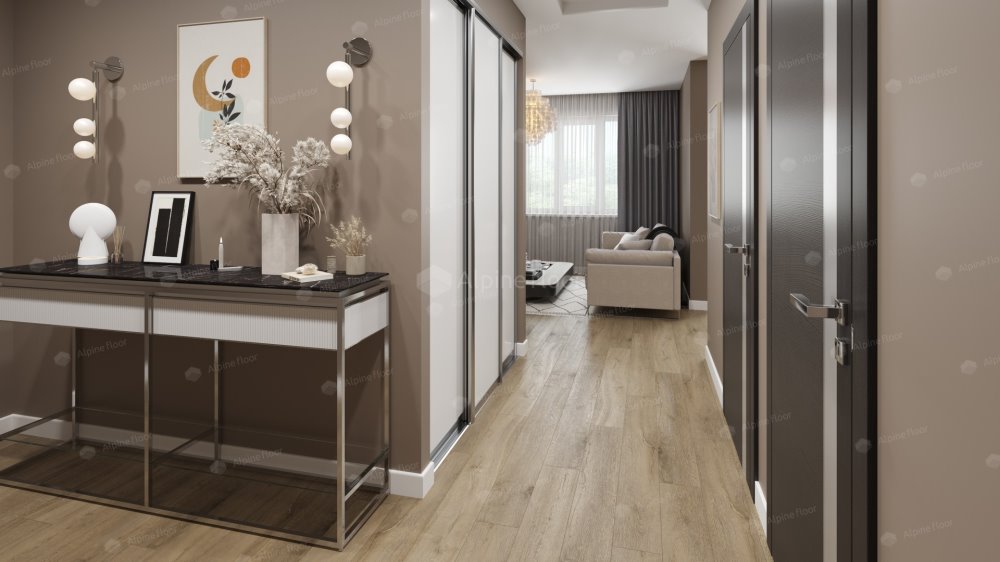 SPC Ламинат "Alpine Floor" Дуб млечный (1524*180*8 мм) — купить в Уссурийске