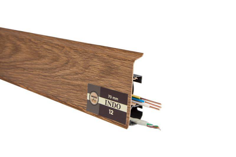 Плинтус "Arbiton" Indo Дуб Темный (2500*26*70 мм) — купить в Уссурийске