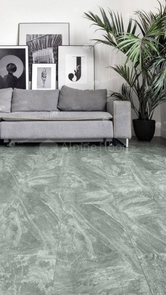 Виниловая плитка "Alpine Floor" Light Stone Хэмпшир (608*303*2,5 мм) — купить в Уссурийске