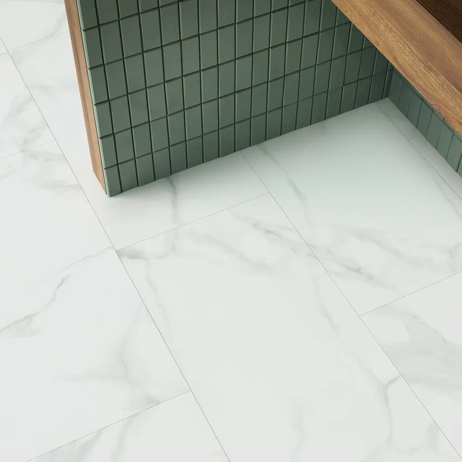 SPC ламинат "Invictus" Pure Marble Snow (907*450*4мм) — купить в Уссурийске