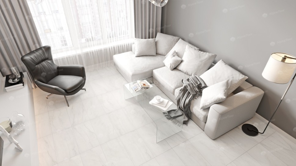 Виниловая плитка "Alpine Floor" Light Stone Брайс (608*303*2,5 мм) — купить в Уссурийске