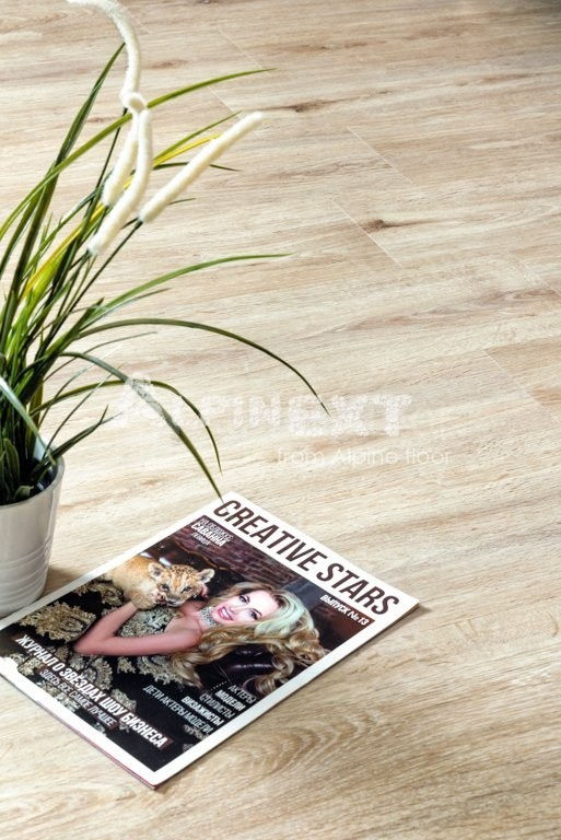 Замковая ПВХ плитка "Alpine Floor" Дуб Ваниль  (1220*183*4мм) — купить в Уссурийске