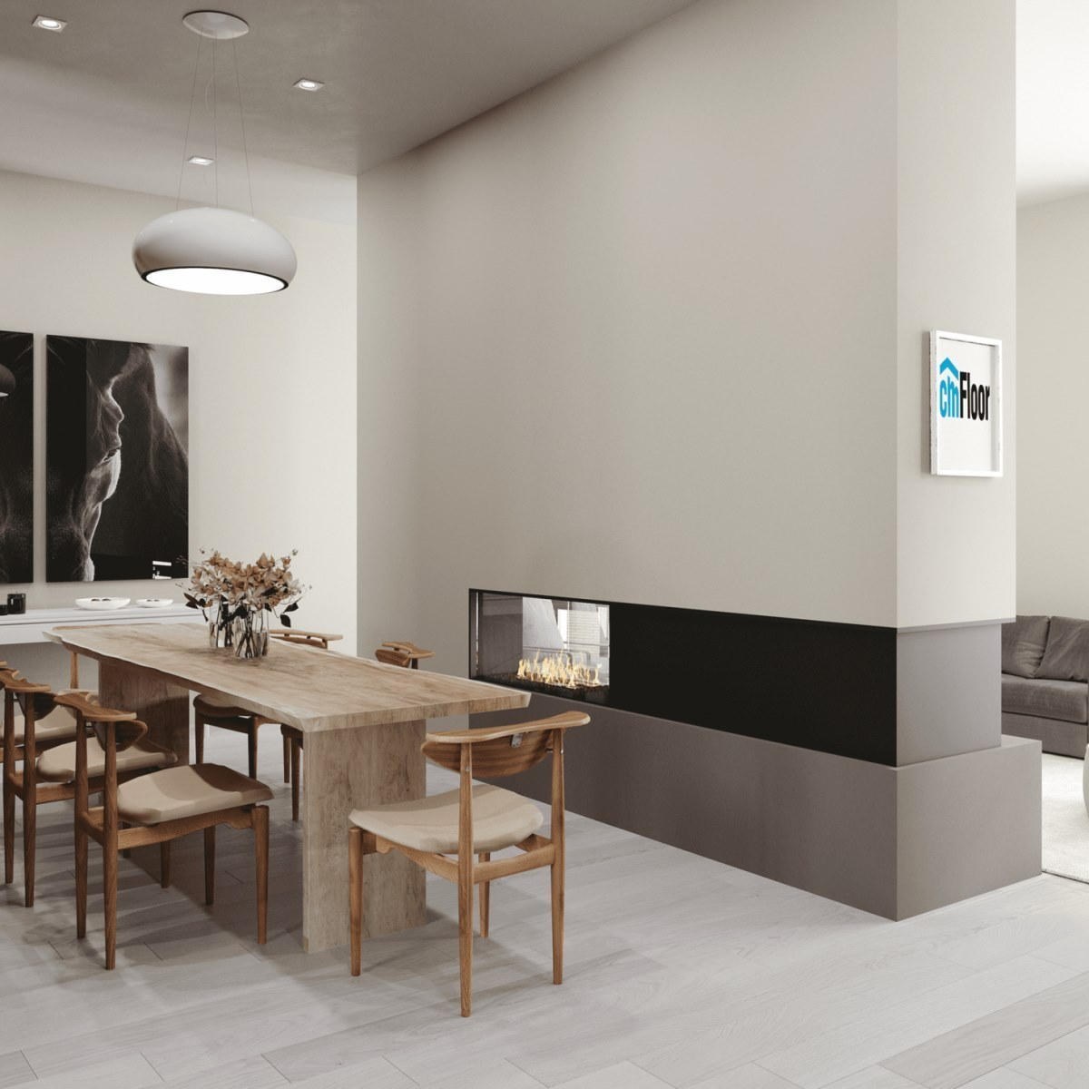 Виниловое напольное покрытие ScandiWood 02 Дуб Белый (180*1220*5 мм) — купить в Уссурийске