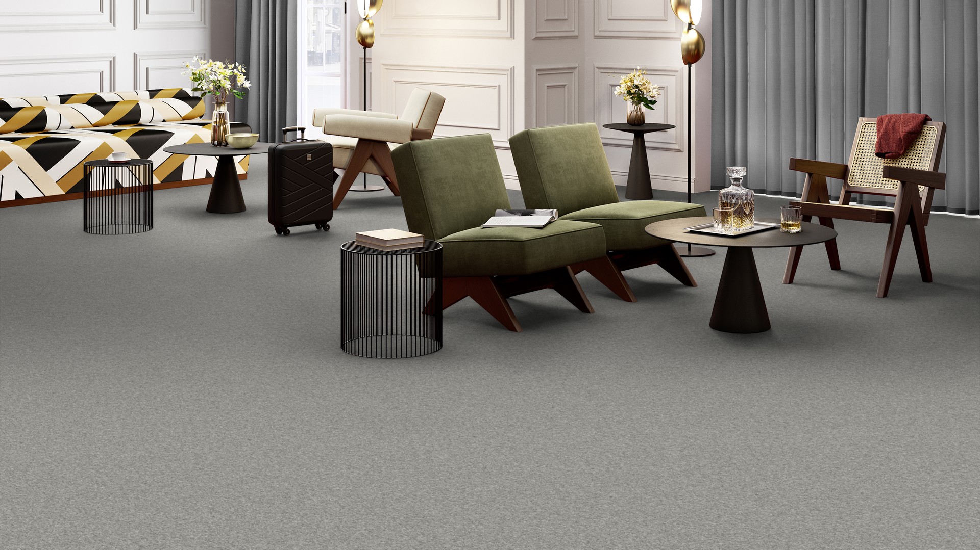 Ковровая плитка Medusa Tile 94 (500*500*5 мм) — купить в Уссурийске