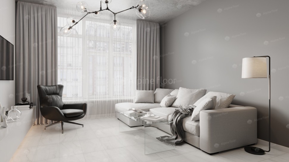 Виниловая плитка "Alpine Floor" Light Stone Брайс (608*303*2,5 мм) — купить в Уссурийске