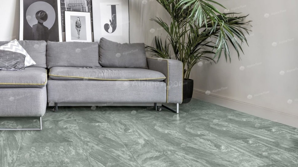 Виниловая плитка "Alpine Floor" Light Stone Хэмпшир (608*303*2,5 мм) — купить в Уссурийске
